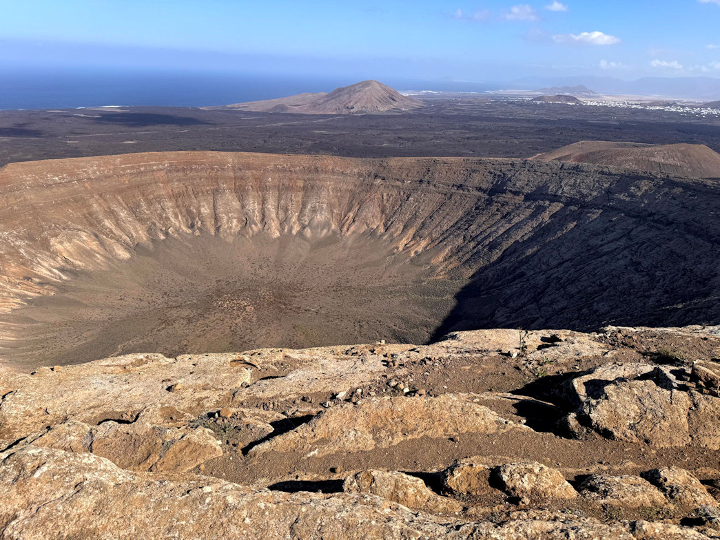 Caldera Blanca, Lanzarote Caldera Blanca, Lanzarote
