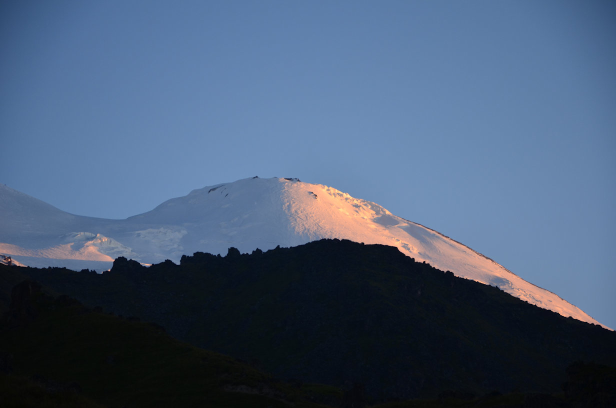 Elbrus at Sunset
