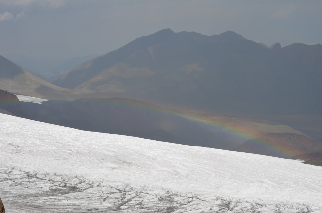 Rainbow over the Glacier