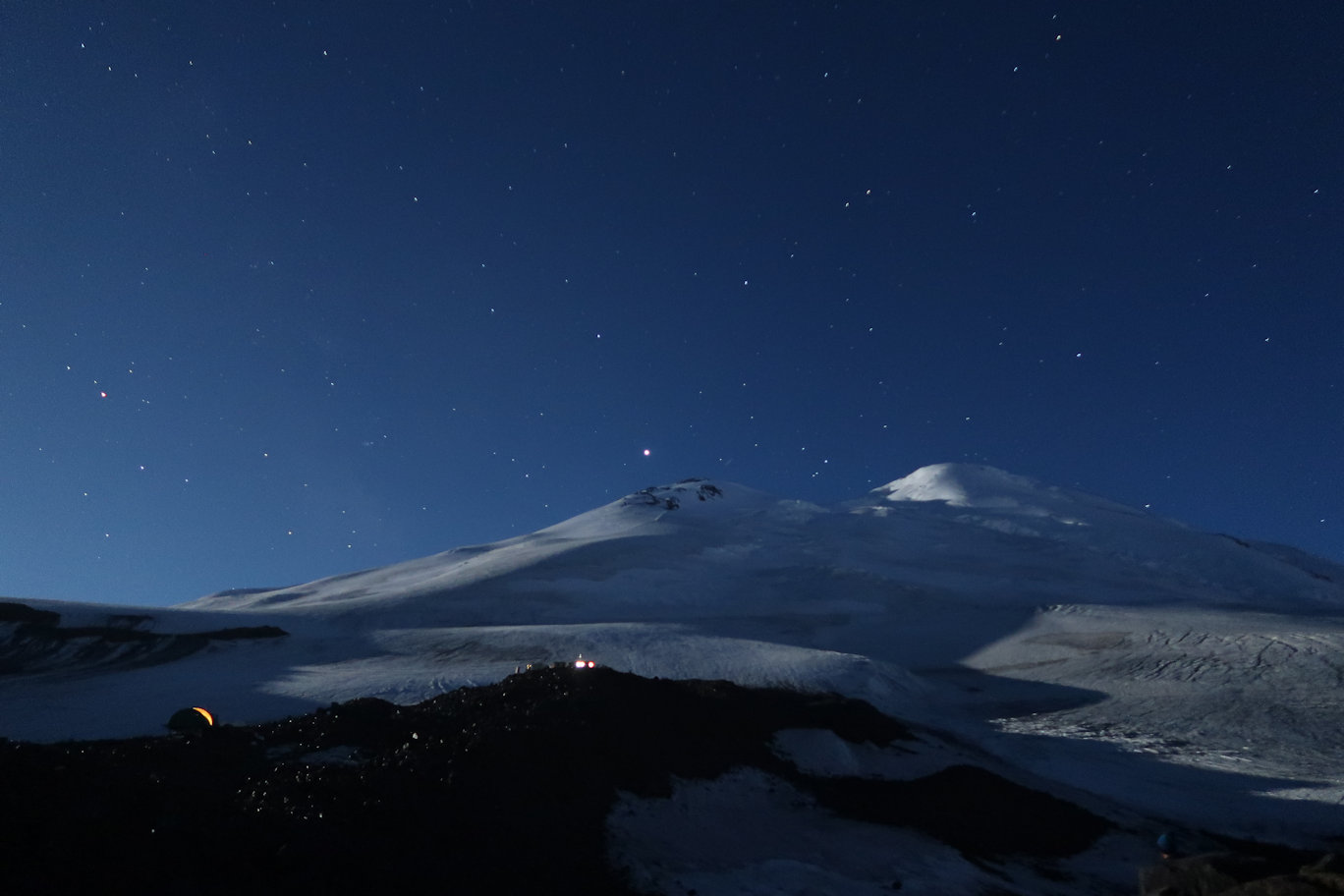 Elbrus by Night