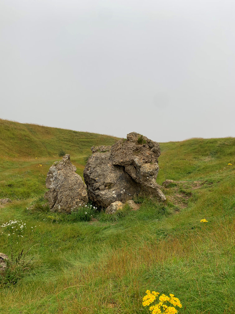 St Kenelms Way - Elephant Rock on Bredon Hill