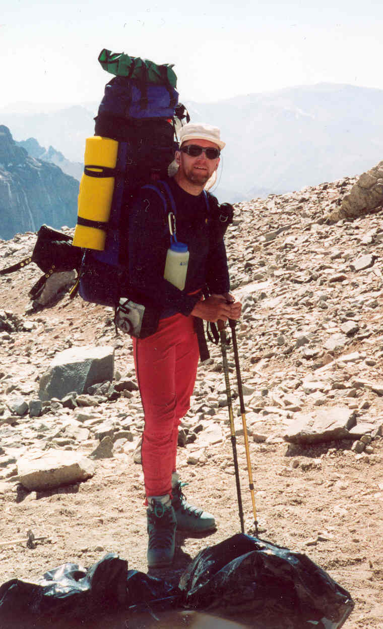 Mick on a load carry