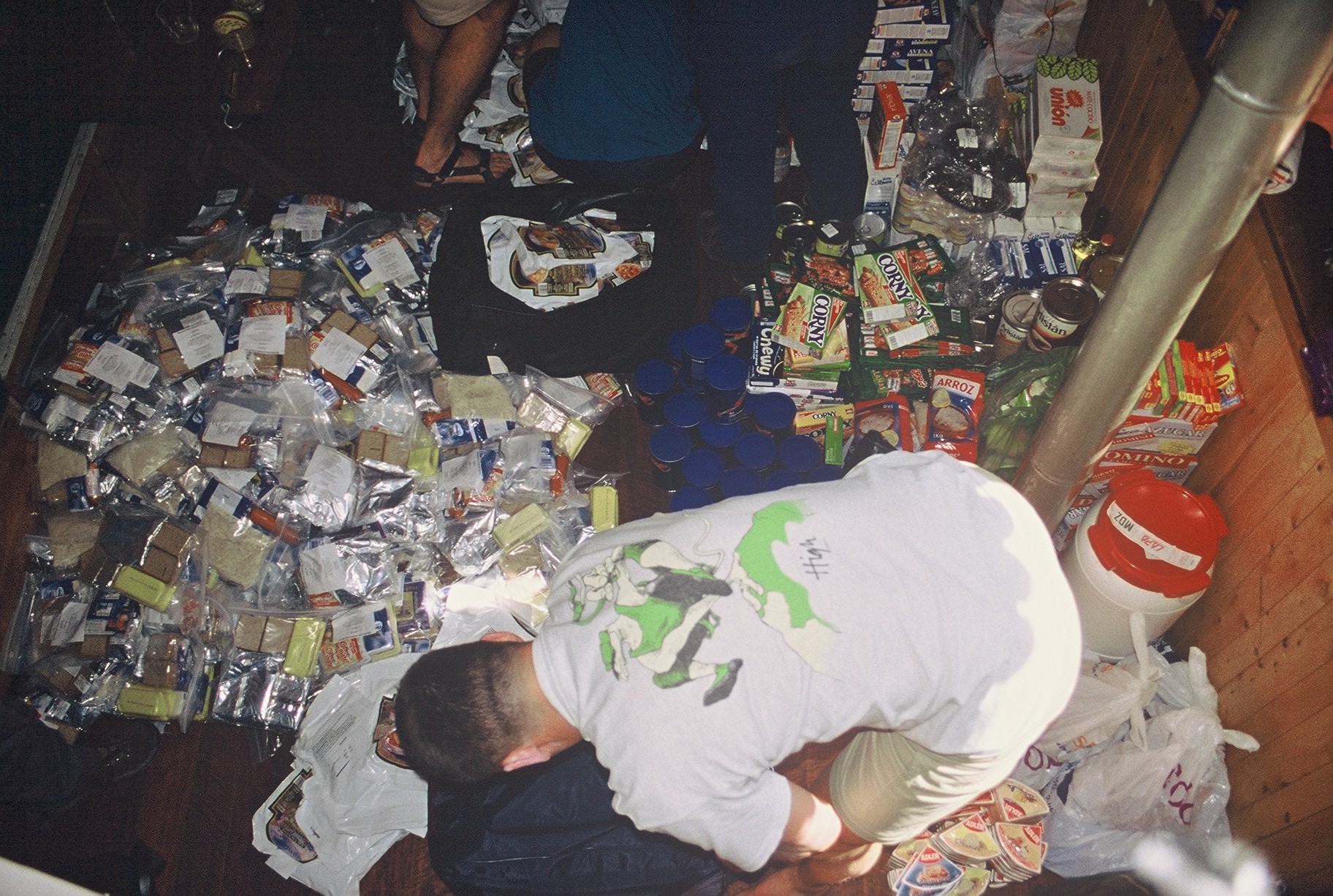 Sorting the food Sorting the food