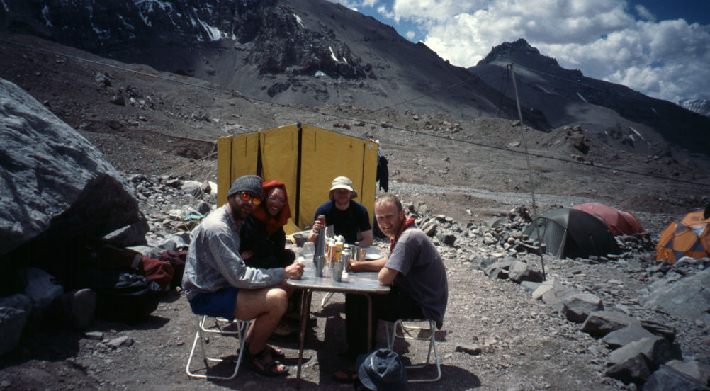 Sophisticated lunch at Base Camp