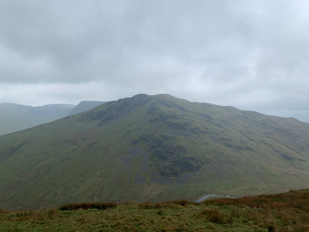 Looking down from the Pen y Bryn-fforchog ridge Looking down from the Pen y Bryn-fforchog ridge