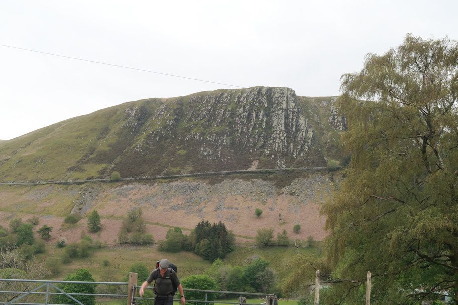 Starting the ascent of Foel Rudd Starting the ascent of Foel Rudd