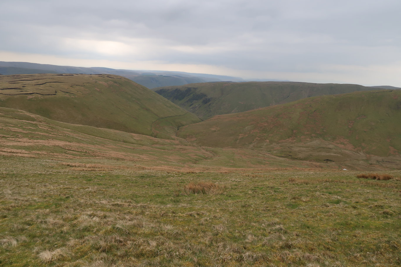 The big descent and ascent for Foel Hafod-fynydd The big descent and ascent for Foel Hafod-fynydd