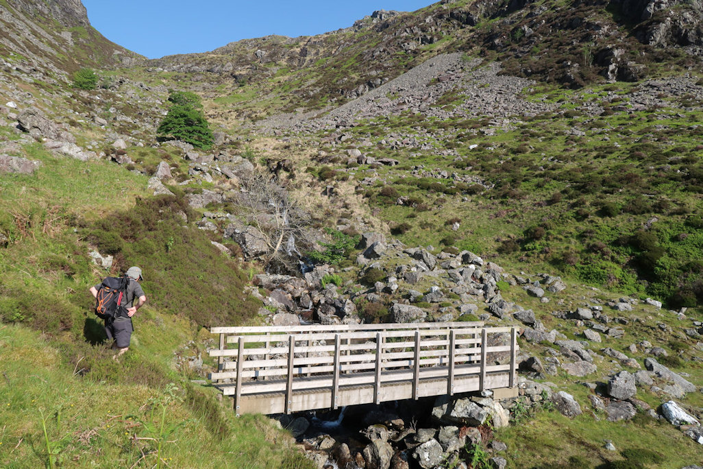 Starting the first ascent of the day Starting the first ascent of the day