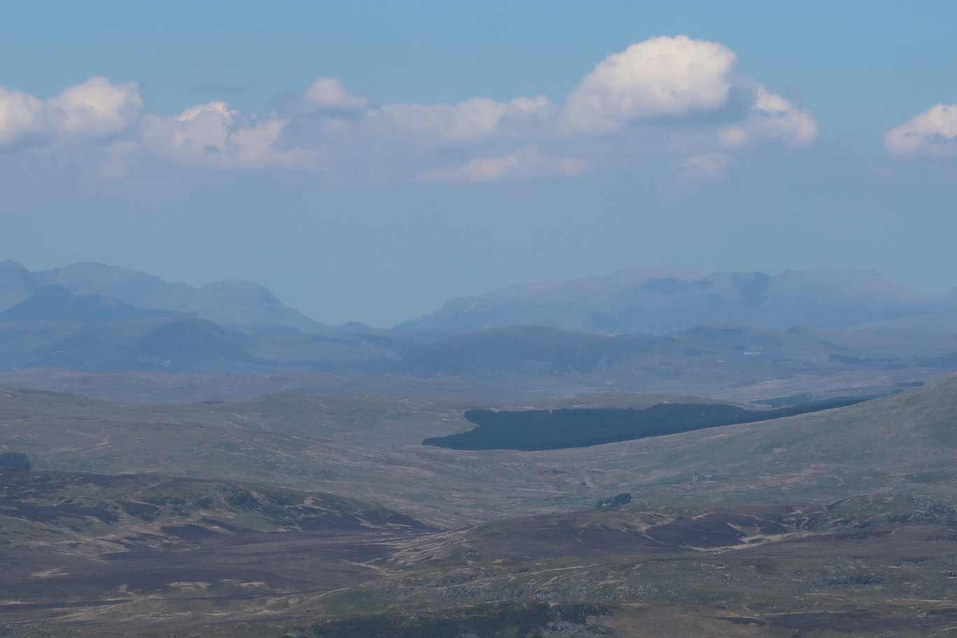 Looking to Snowdon and the Ogwen Valley Looking to Snowdon and the Ogwen Valley