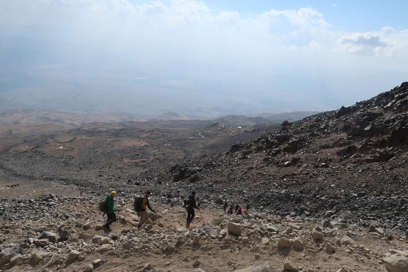 Descending to Camp 2 Descending to Camp 2