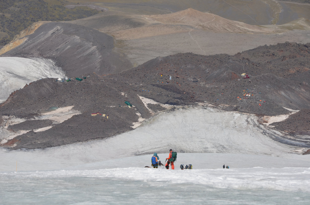High above Top Camp High above Top Camp
