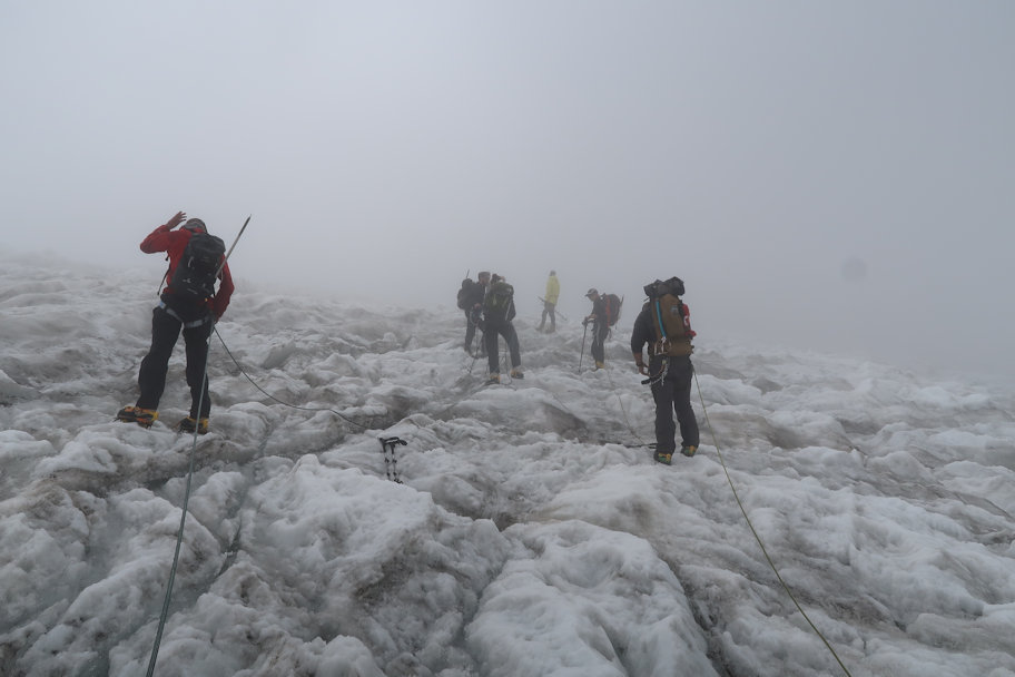 Heading towards the West Ridge Heading towards the West Ridge
