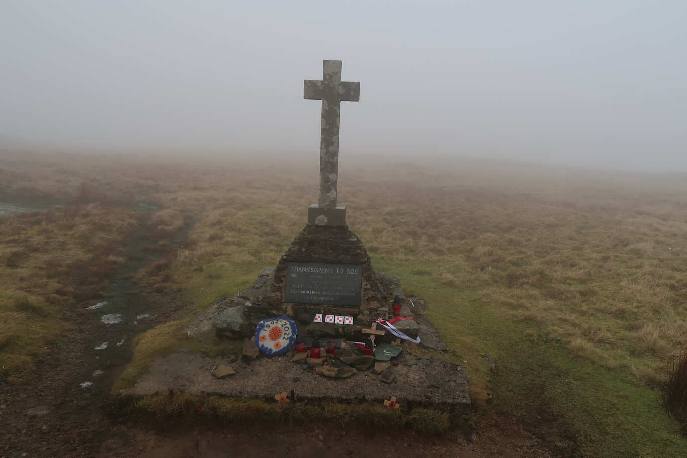 Polish Monument Polish Monument on Buckden Pike
