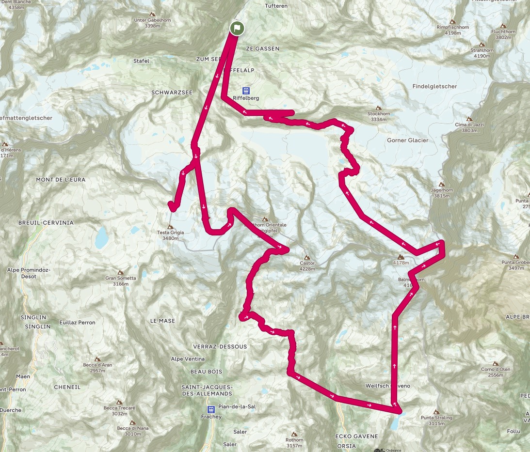 The Italian Haute Route