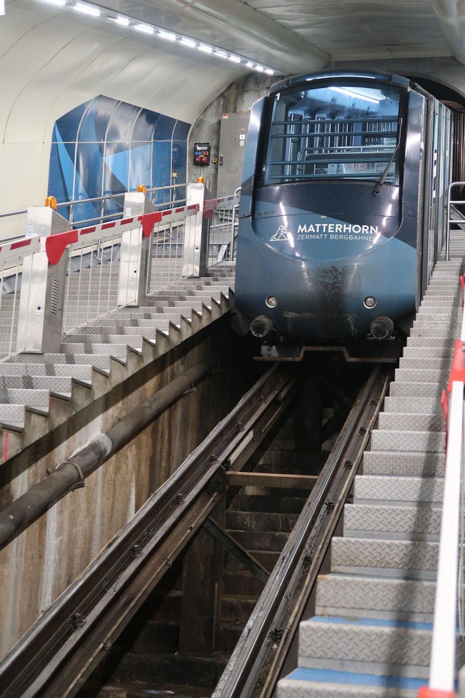 The funicular to Sunnegga