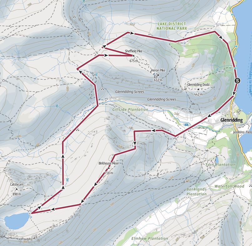 Birkhouse Moor Route Birkhouse Moor Route