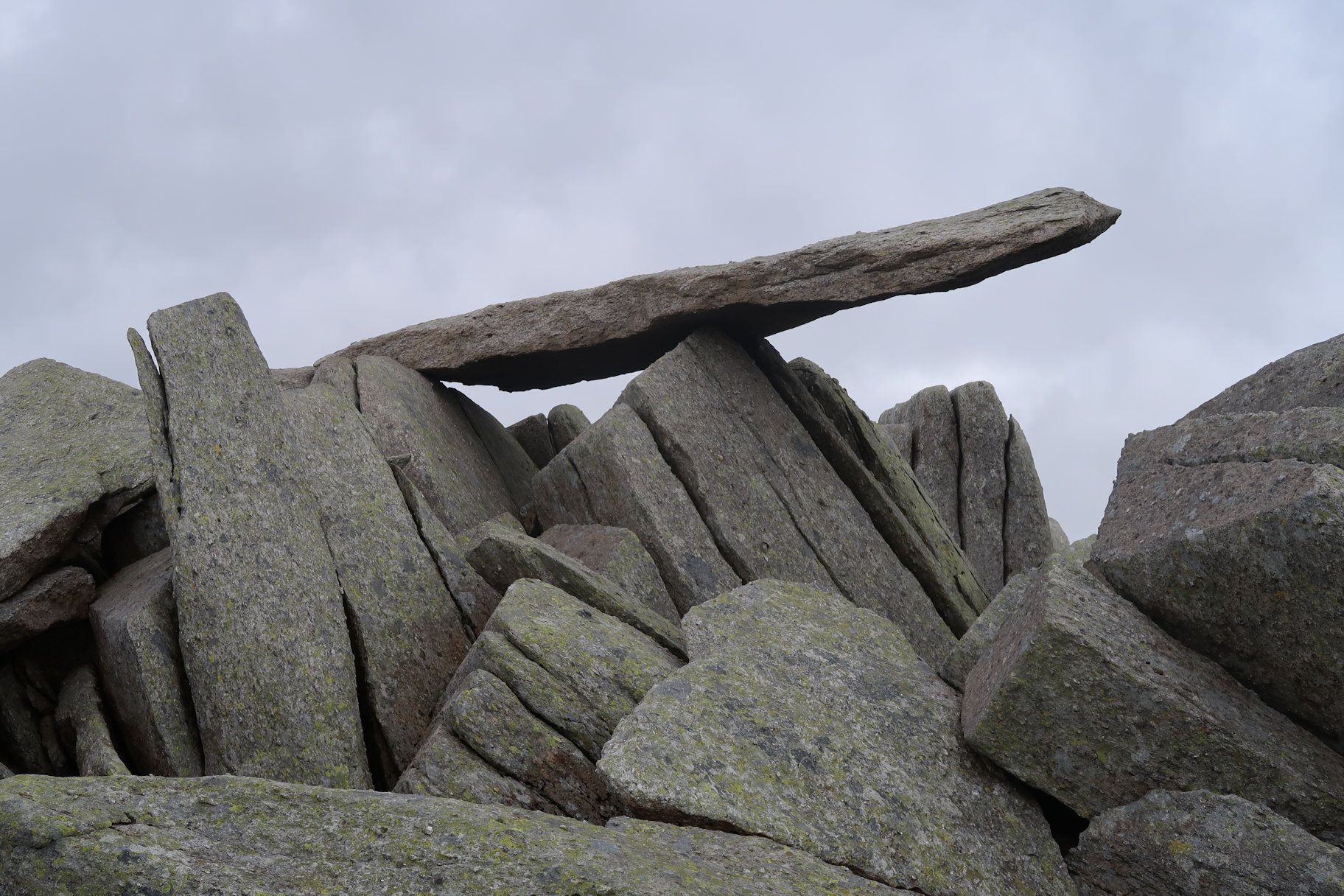 The Cantilever Stone, Glyder Fawr The Cantilever Stone, Glyder Fawr