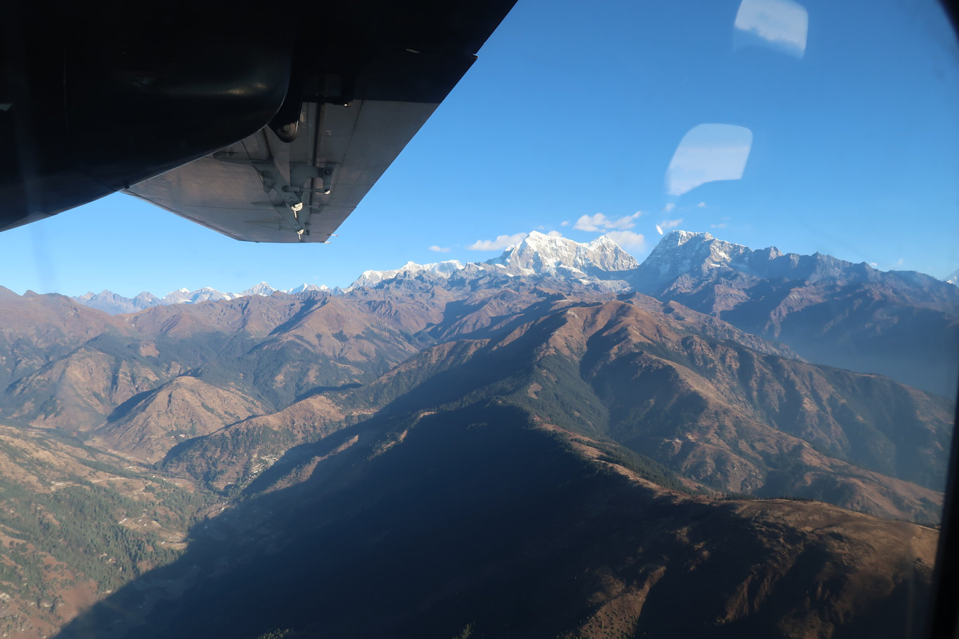 Final view of Everest from the Plane Final view of Everest from the Plane