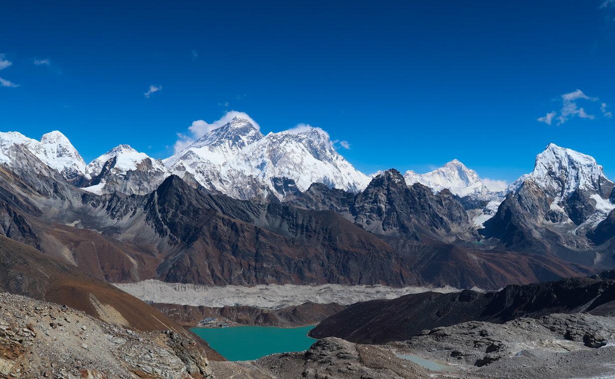 Gokyo Lake and Ngozumpa Glacier Gokyo Lake and Ngozumpa Glacier