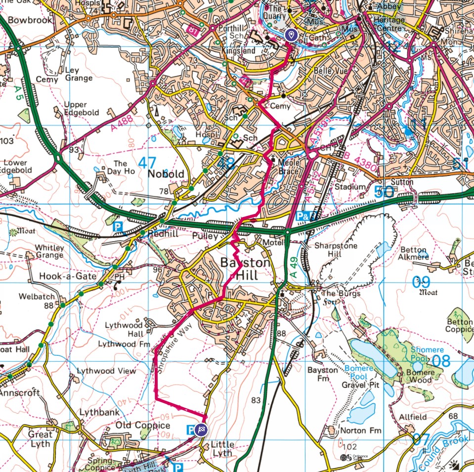 Shropshire Way Stage 1, Part 1 Shropshire Way Stage 1, Part 1